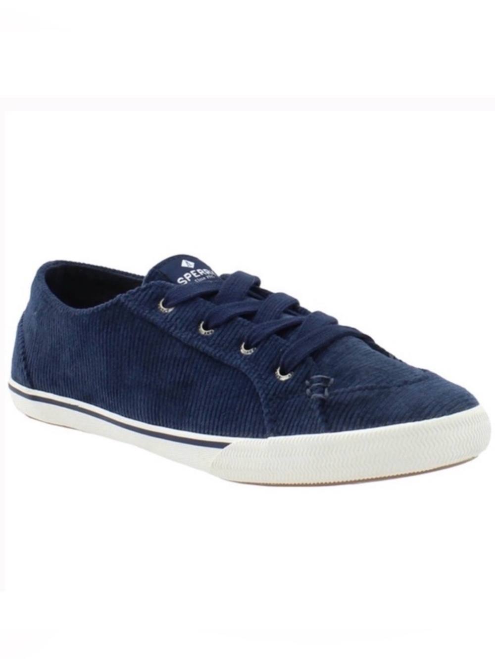 Sperry Lounge LTT Corduroy Sneaker in Navy Women’s Size 7